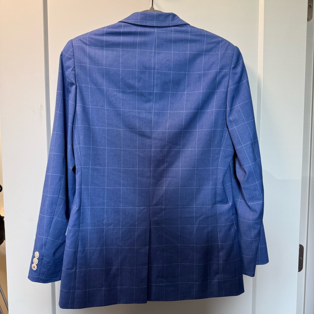 Tommy Hilfiger Blue Plaid Blazer - Picture 5 of 6